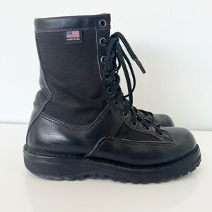 Danner Acadia 8” Women’s Boots Black Leather Lace-Up Size 6.5 Utility